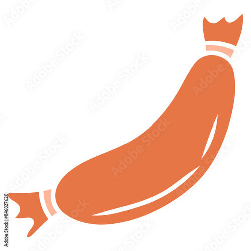illustration of a sausage