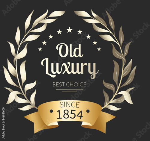Label, Luxus - Vektor