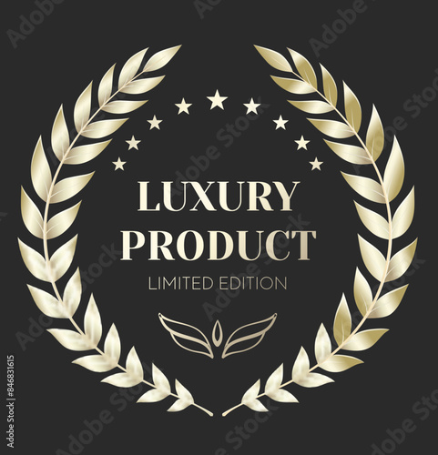 Label, Luxus - Vektor