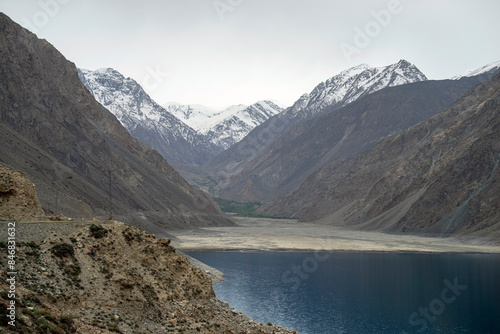 Satpara lake, nestled near Skardu in Pakistan's Gilgit-Baltistan region, is a vital water source for the Skardu Valley. photo