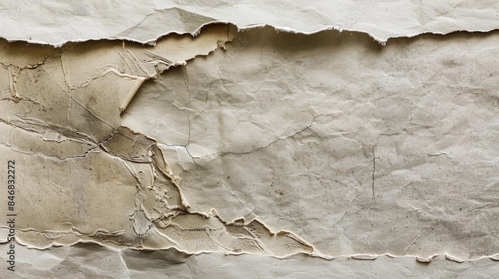 Paper with texture torn edges and dirt marks containing natural fibers Paper with texture torn edges and dirt marks containing natural fibers