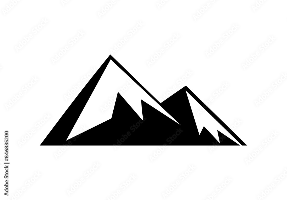 mountain and water logo template logo icon vector illustration mountain and water logo template logo icon vector illustration