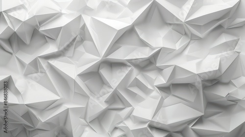 Dimensional Tactility: Abstract Paper Folds Forming Geometric Patterns for Artistic Design
