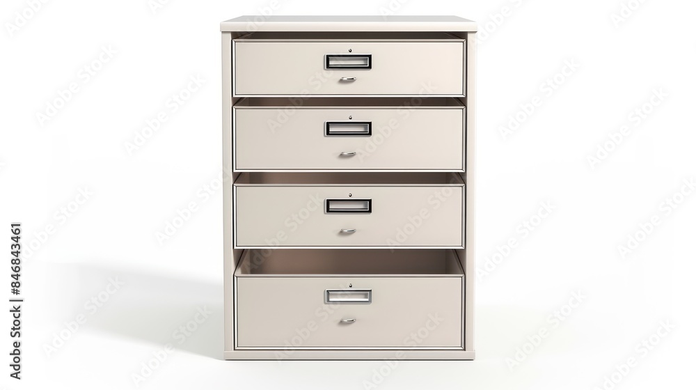 Filing cabinet isolated white background Filing cabinet isolated white background