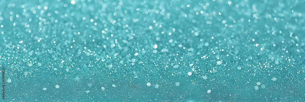 A beautiful turquoise glitter background with sparkling lights and shimmering effects, perfect for festive celebrations, holiday events, and elegant designs.. A beautiful turquoise glitter background with sparkling lights and shimmering effects, perfect for festive celebrations, holiday events, and elegant designs..