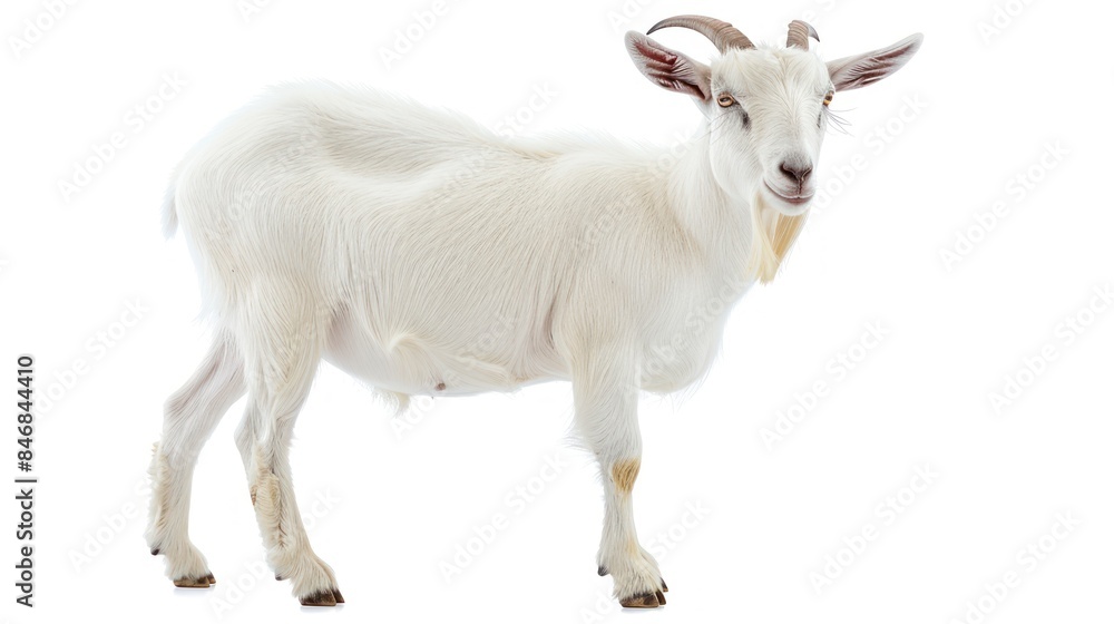 Goat isolated white background Goat isolated white background