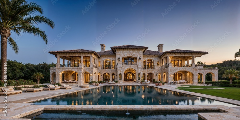 A luxurious home in Santa Monica, California, with a breathtaking view A luxurious home in Santa Monica, California, with a breathtaking view