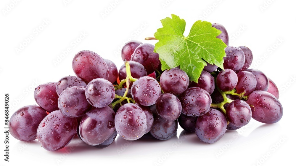 Obraz premium Grape isolated white background