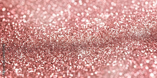 A beautiful shimmering pink bokeh background with glittery texture, perfect for festive celebrations and elegant designs, capturing a sparkling and vibrant atmosphere..