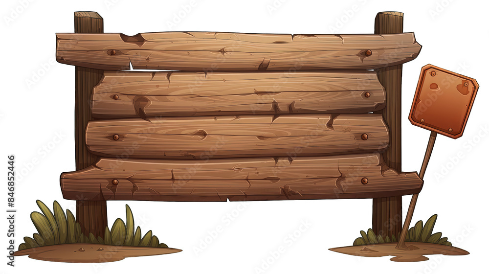 Old wooden medieval tavern signboard, isolated on transparant background, wood board. Old wooden medieval tavern signboard, isolated on transparant background, wood board.
