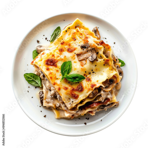 A Plate of Mushroom Lasagna...
