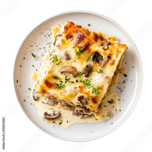 A Plate of Mushroom Lasagna...