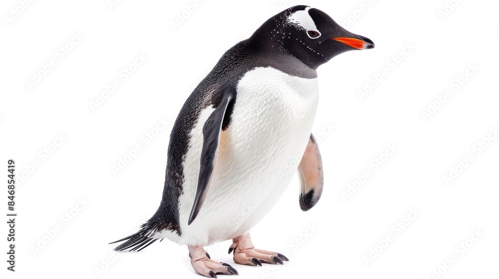 Penguin isolated white background Penguin isolated white background