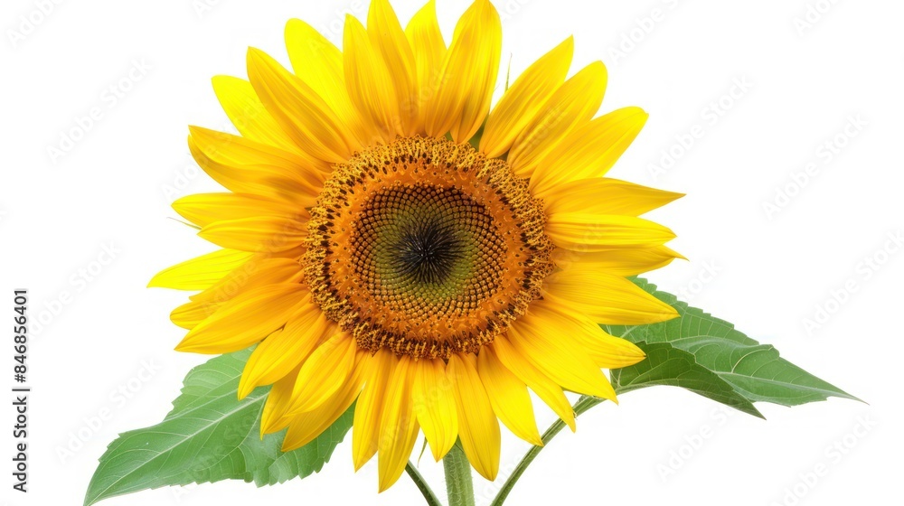 Sunflower isolated white background Sunflower isolated white background