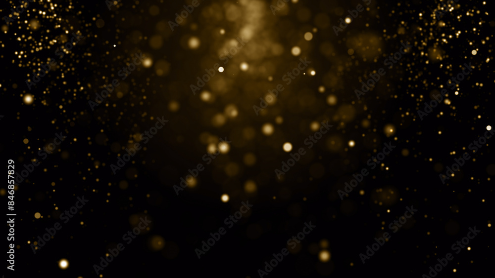 Gold particles golden dust bokeh event awards trailer titles cinematic concert openers luxury celebration background Gold particles golden dust bokeh event awards trailer titles cinematic concert openers luxury celebration background