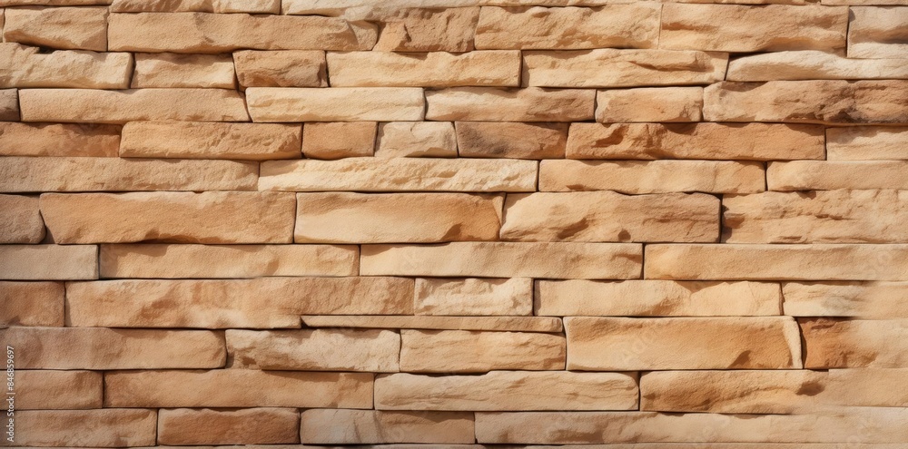 sandstone wall texture seamless pattern in a brick wall Stock ...