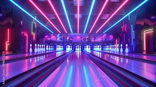 Neon Bowling Alley.