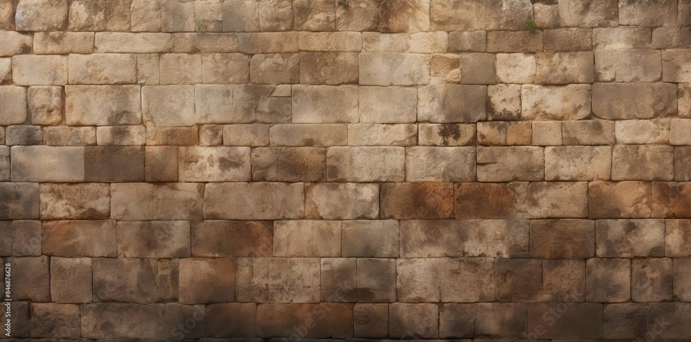 castle wall textured background with a red and white striped pattern, a wooden fence, and a stone wall in the foreground castle wall textured background with a red and white striped pattern, a wooden fence, and a stone wall in the foreground
