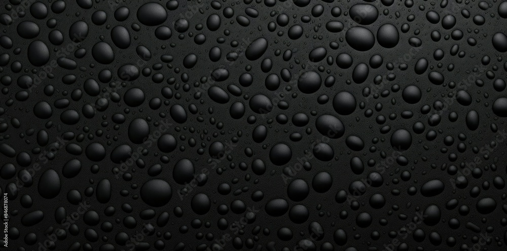 black plastic texture with water droplets on a black background black plastic texture with water droplets on a black background