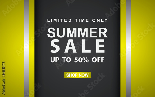 summer sale Banner background. Website Promotion and Posters