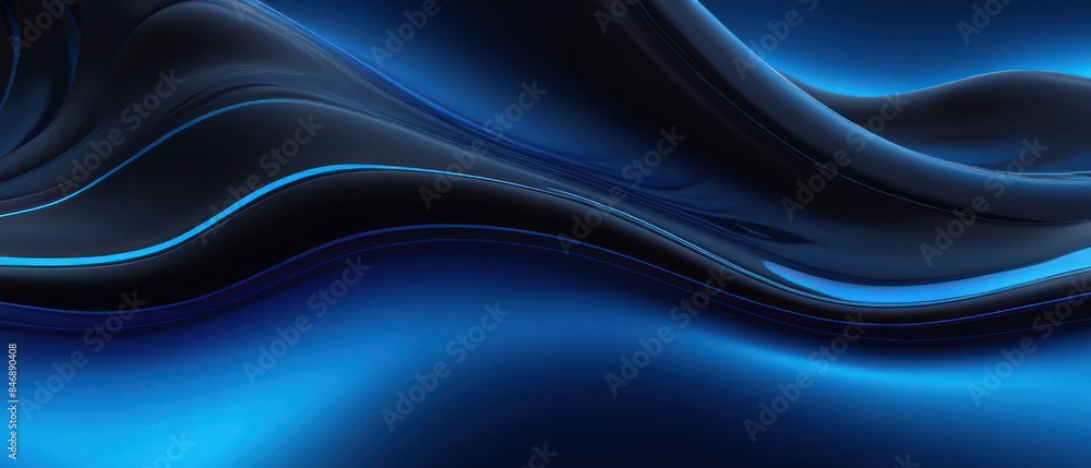 abstract blue black liquid background illustration abstract blue black liquid background illustration