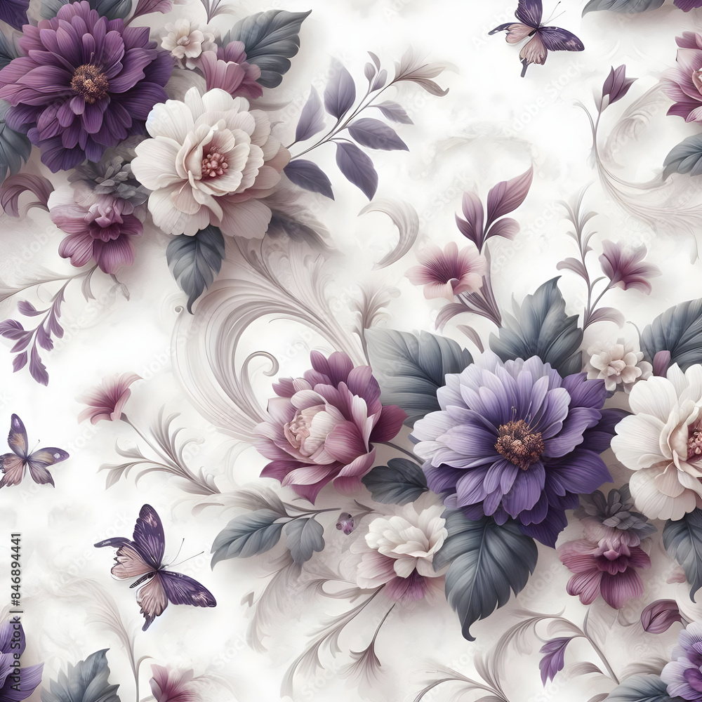 background with flowers Generate AI background with flowers Generate AI