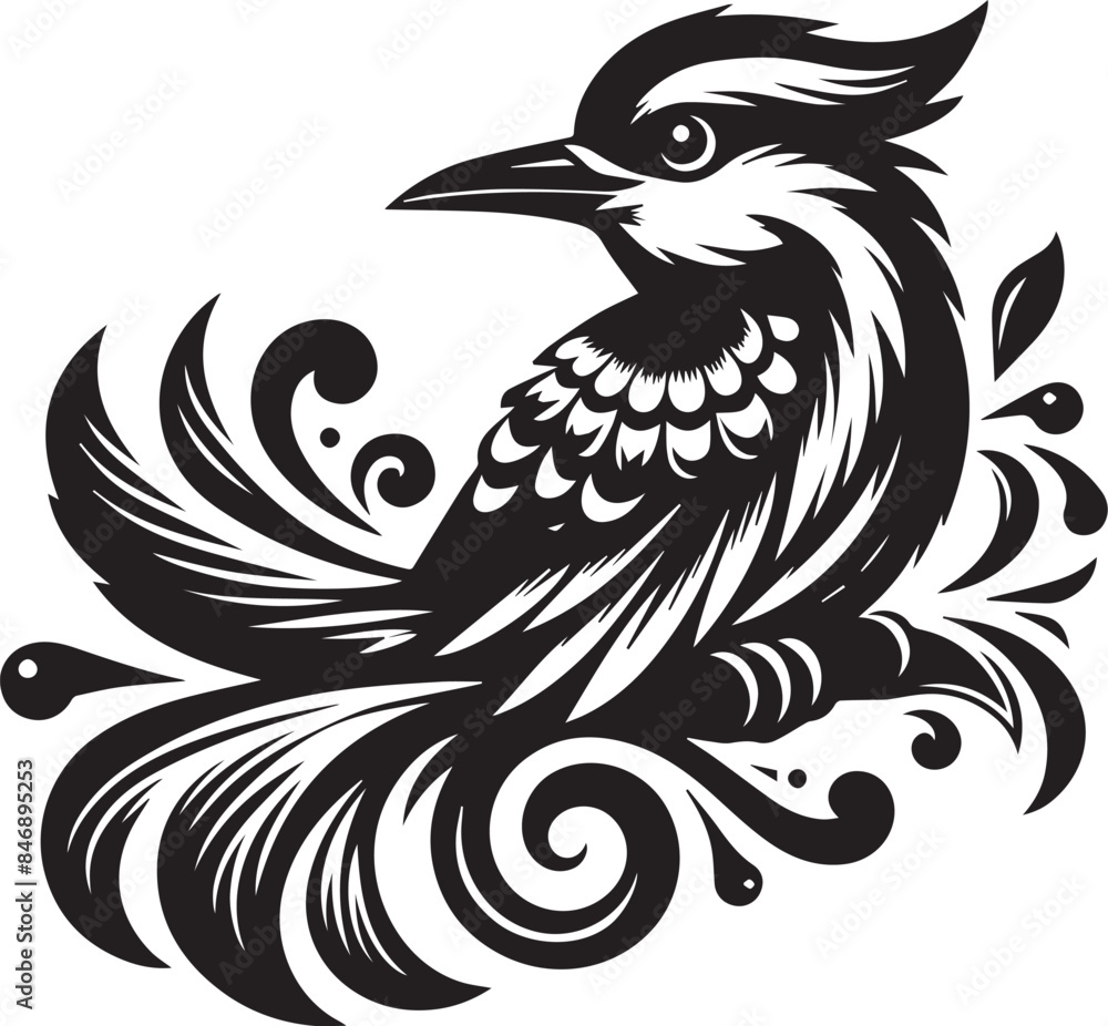 Obraz premium Abstract bird logo design