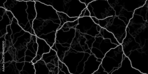 Marble black, white vein seamless abstract nature background. black Portero marble with white veins. Black and white natural texture of marble. abstract black, white marble. 