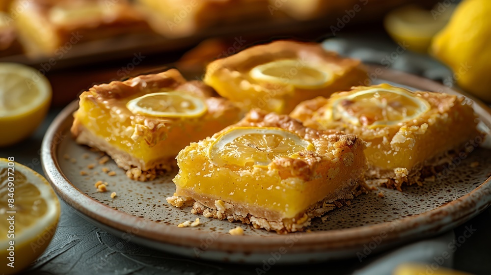 Freshly baked lemon bars Freshly baked lemon bars