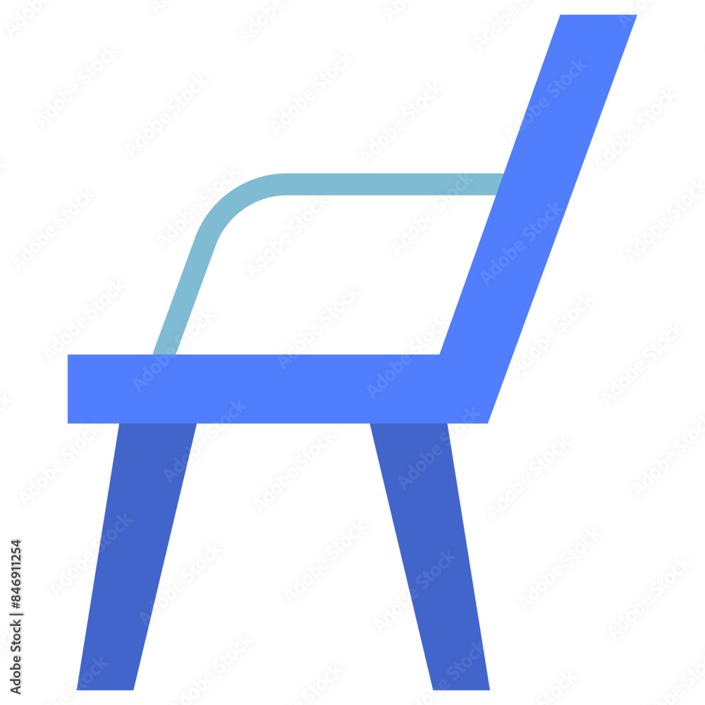 chair flat icon chair flat icon
