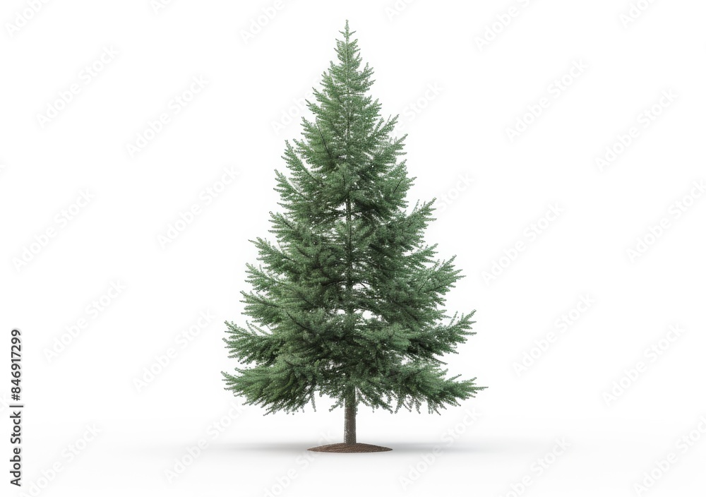 Elegant Pine Tree with Green Needles and Straight Trunk, Isolated on White Background, Perfect for Nature, Flora, and Landscape Themes, Ideal for Fresh, Clean, and Majestic Illustrations Elegant Pine Tree with Green Needles and Straight Trunk, Isolated on White Background, Perfect for Nature, Flora, and Landscape Themes, Ideal for Fresh, Clean, and Majestic Illustrations