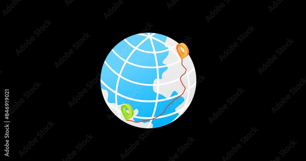 Delivery on time on gps map Delivery on time on gps map