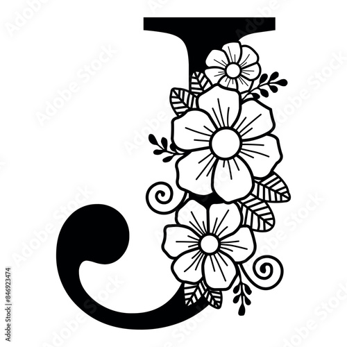 
Luxurious Alphabet J