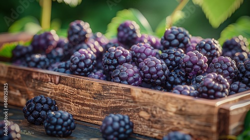 Wallpaper Mural Juicy blackberries Torontodigital.ca