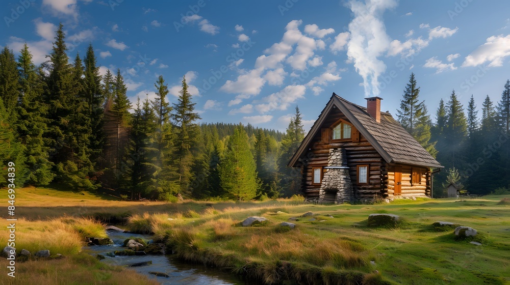 Cozy Cabin in the Woods Cozy Cabin in the Woods