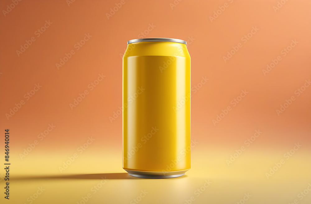 Composition with can of fresh soda Composition with can of fresh soda
