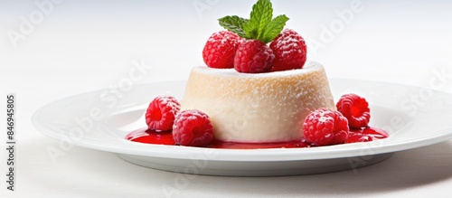Delicious raspberry souffle...