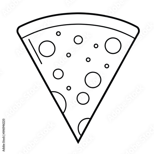 fast pizza slice vector illustration, graphic resources