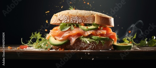 Close-up of a delicious san...