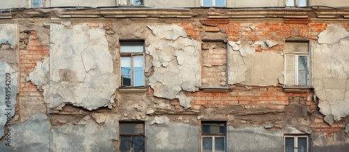 Old structure supported by ...