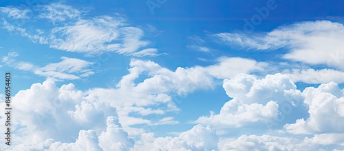 Diverse shapes of white clo...