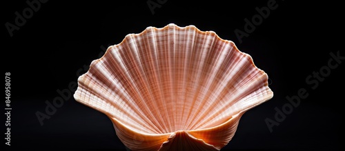 Seashell in close-up view p...