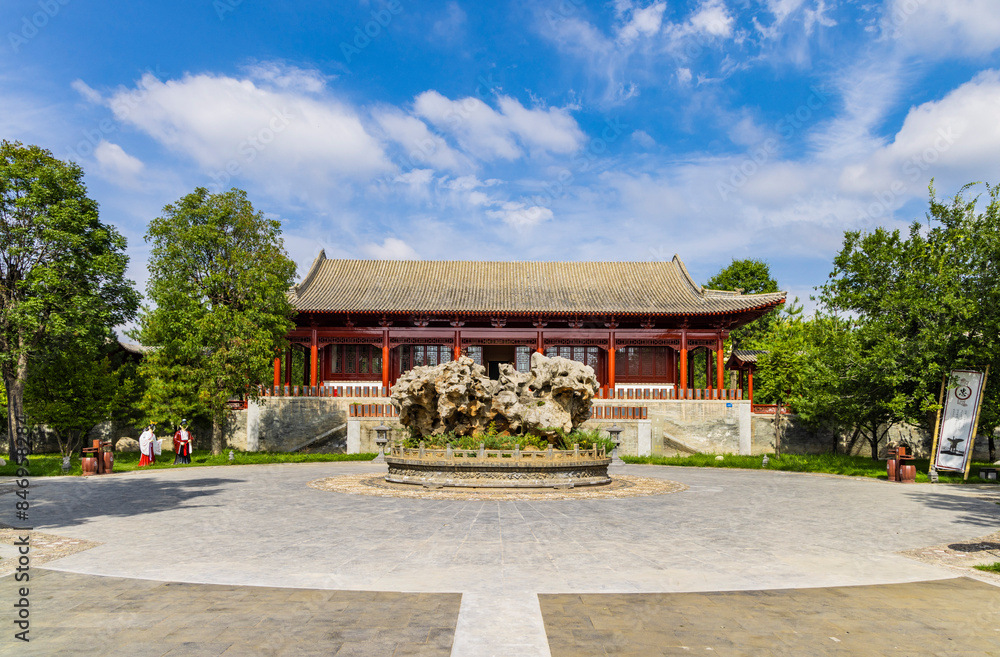 View of Rongzi winery, Xiangning County, Linfen City, Shanxi Province View of Rongzi winery, Xiangning County, Linfen City, Shanxi Province