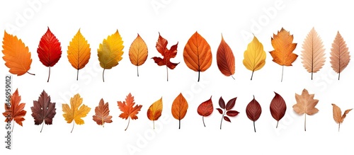 Variety of colorful autumn ...