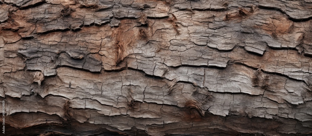 Close-up view revealing the intricate and varied texture of the rough tree bark surface. with copy space image. Place for adding text or design Close-up view revealing the intricate and varied texture of the rough tree bark surface. with copy space image. Place for adding text or design