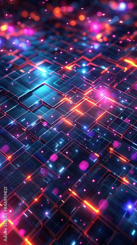 Neon light patterns on dark background, futuristic, abstract, digital art 8K , high-resolution, ultra HD,up32K HD Neon light patterns on dark background, futuristic, abstract, digital art 8K , high-resolution, ultra HD,up32K HD