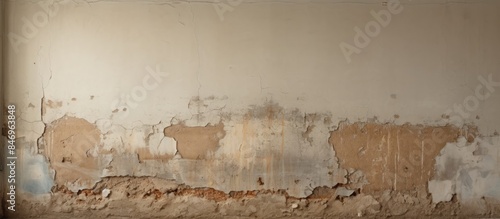 Deteriorated wall in room w...