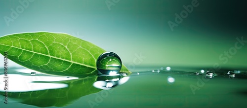 Close-up view of rainwater ...
