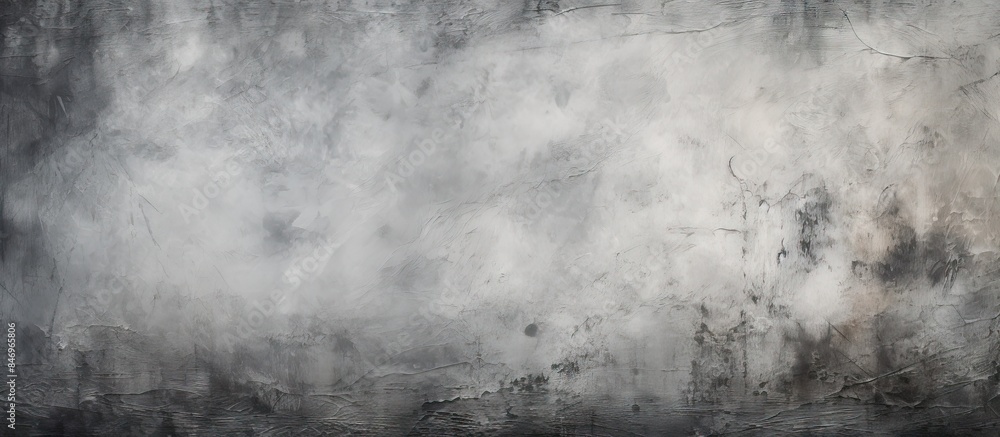 Black and white textured wall set against a background in similar grayscale tones. with copy space image. Place for adding text or design