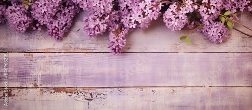 Lilac flowers in a vintage ...